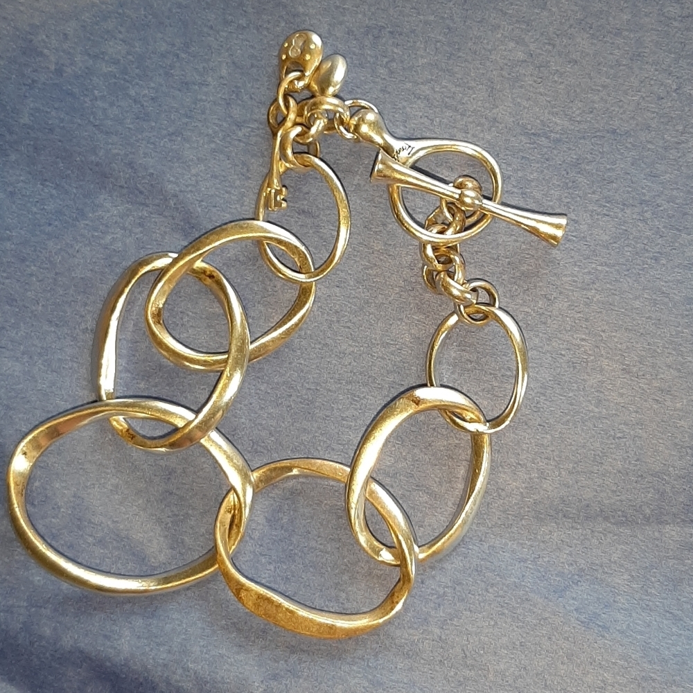Fossil silver bracelet